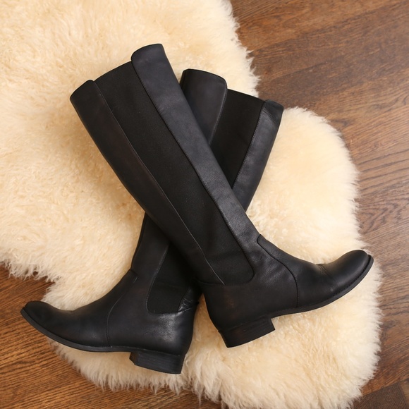Jessica Simpson Shoes - Jessica Simpson Ricel Black Leather Boots 6.5